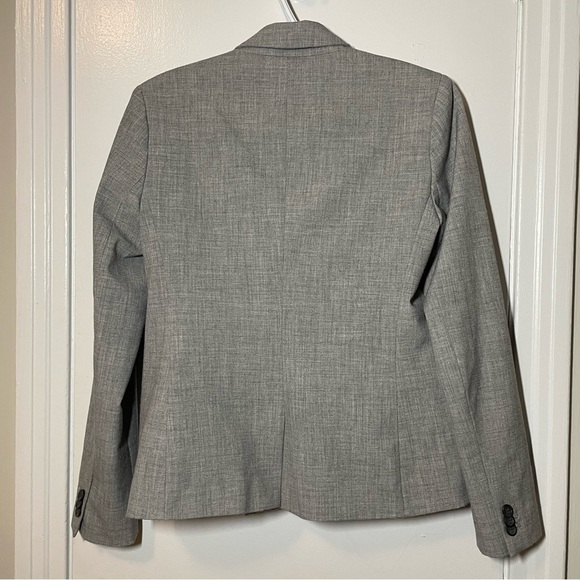 Banana Republic Light Grey Novelty Blazer Size 6 - Picture 3 of 5